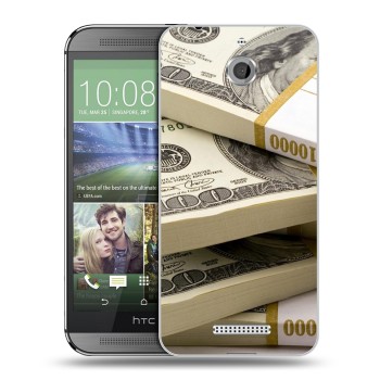 Дизайнерский силиконовый чехол для HTC Desire 510 Текстуры денег (на заказ)