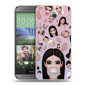 Дизайнерский силиконовый чехол для HTC Desire 510 Ким Кардашьян (на заказ)