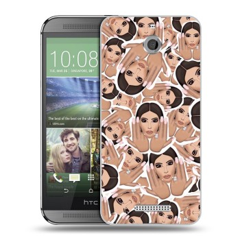 Дизайнерский силиконовый чехол для HTC Desire 510 Ким Кардашьян (на заказ)
