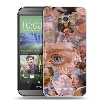 Дизайнерский силиконовый чехол для HTC Desire 510 Коллаж (на заказ)