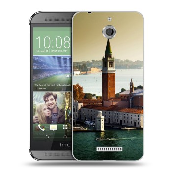 Дизайнерский силиконовый чехол для HTC Desire 510 Венеция (на заказ)