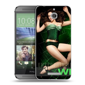Дизайнерский силиконовый чехол для HTC Desire 510 Weeds (на заказ)