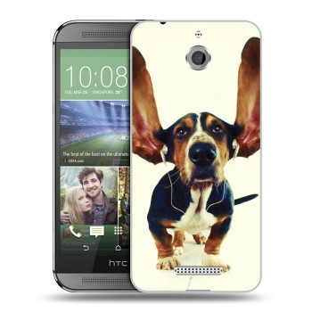 Дизайнерский силиконовый чехол для HTC Desire 510 Собаки (на заказ)