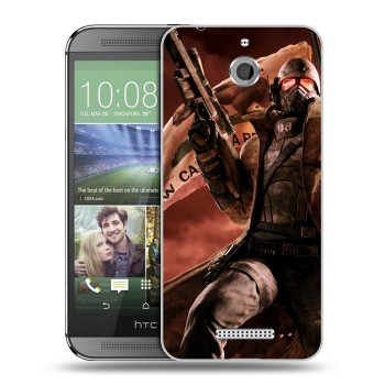 Дизайнерский силиконовый чехол для HTC Desire 510 Fallout (на заказ)