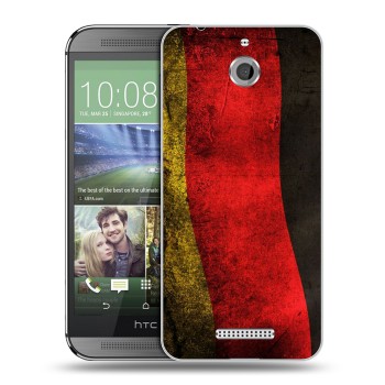 Дизайнерский силиконовый чехол для HTC Desire 510 Флаг Германии (на заказ)