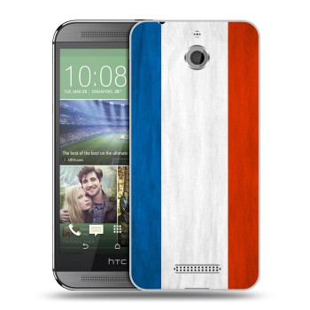 Дизайнерский силиконовый чехол для HTC Desire 510 Флаг Франции (на заказ)