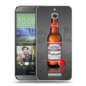 Дизайнерский силиконовый чехол для HTC Desire 510 Budweiser (на заказ)