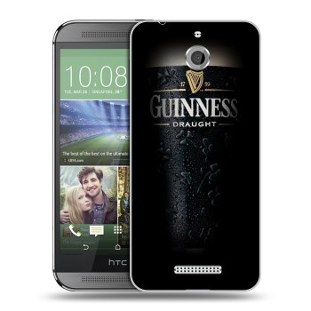Дизайнерский силиконовый чехол для HTC Desire 510 Guinness (на заказ)