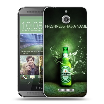 Дизайнерский силиконовый чехол для HTC Desire 510 Heineken (на заказ)