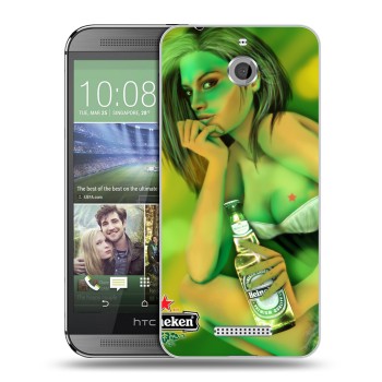 Дизайнерский силиконовый чехол для HTC Desire 510 Heineken (на заказ)