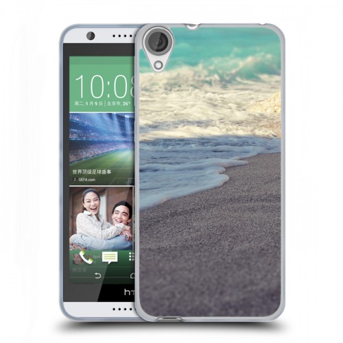 Дизайнерский силиконовый чехол для HTC Desire 820 пляж