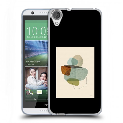Дизайнерский силиконовый чехол для HTC Desire 820 Стильные абстракции