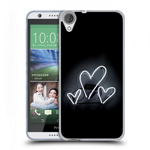 Дизайнерский силиконовый чехол для HTC Desire 820 Неоновые образы