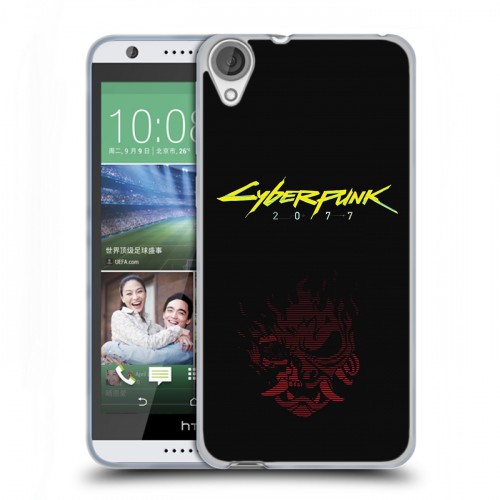 Дизайнерский силиконовый чехол для HTC Desire 820 Cyberpunk 2077