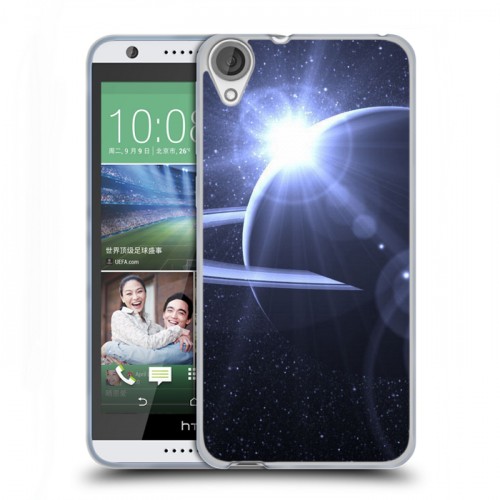 Дизайнерский силиконовый чехол для HTC Desire 820 Галактика