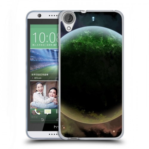 Дизайнерский силиконовый чехол для HTC Desire 820 Галактика