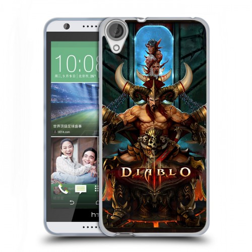 Дизайнерский силиконовый чехол для HTC Desire 820 Diablo