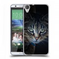 Дизайнерский силиконовый чехол для HTC Desire 820 Кошки