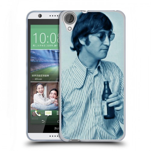 Дизайнерский силиконовый чехол для HTC Desire 820 Джон Леннон