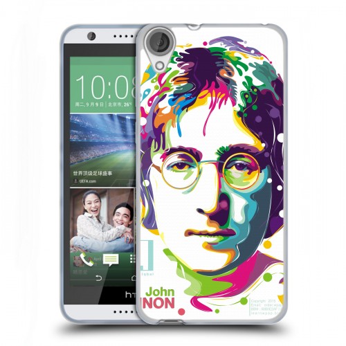 Дизайнерский силиконовый чехол для HTC Desire 820 Джон Леннон