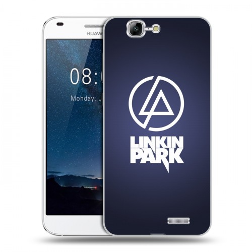 Дизайнерский пластиковый чехол для Huawei Ascend G7 Linkin Park
