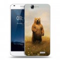 Дизайнерский силиконовый чехол для Huawei Ascend G7 Медведи