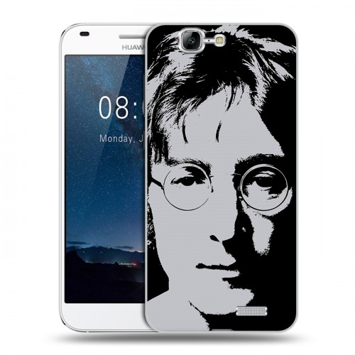Дизайнерский пластиковый чехол для Huawei Ascend G7 Джон Леннон