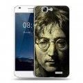 Дизайнерский пластиковый чехол для Huawei Ascend G7 Джон Леннон