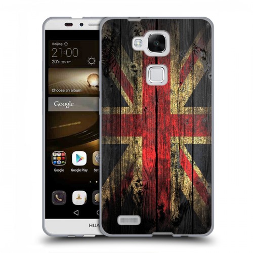 Дизайнерский силиконовый чехол для Huawei Ascend Mate 7 Флаг Британии