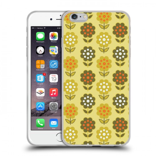 Дизайнерский силиконовый чехол для Iphone 6 Plus/6s Plus Богемские шаблоны