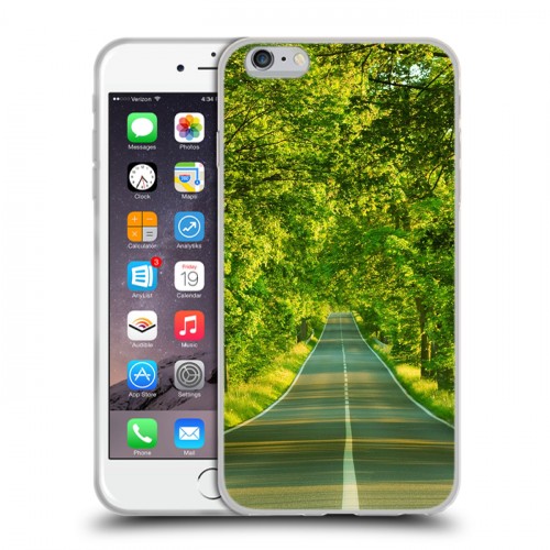Дизайнерский силиконовый чехол для Iphone 6 Plus/6s Plus Лес