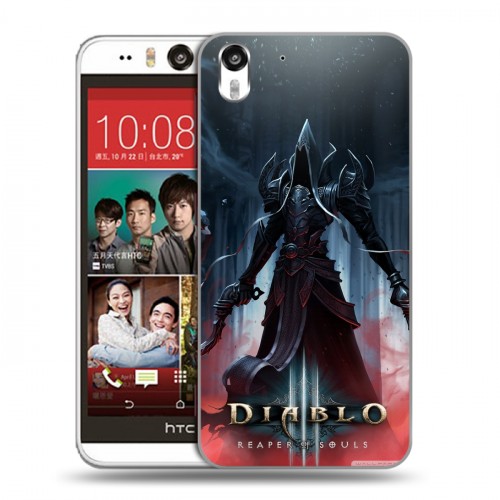 Дизайнерский силиконовый чехол для HTC Desire Eye Diablo