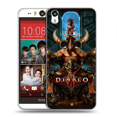 Дизайнерский силиконовый чехол для HTC Desire Eye Diablo