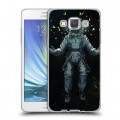 Дизайнерский пластиковый чехол для Samsung Galaxy A5 Космонавт