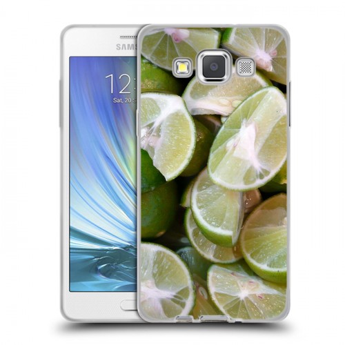 Дизайнерский пластиковый чехол для Samsung Galaxy A5 Лайм