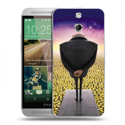 Дизайнерский пластиковый чехол для HTC One E8 Миньоны