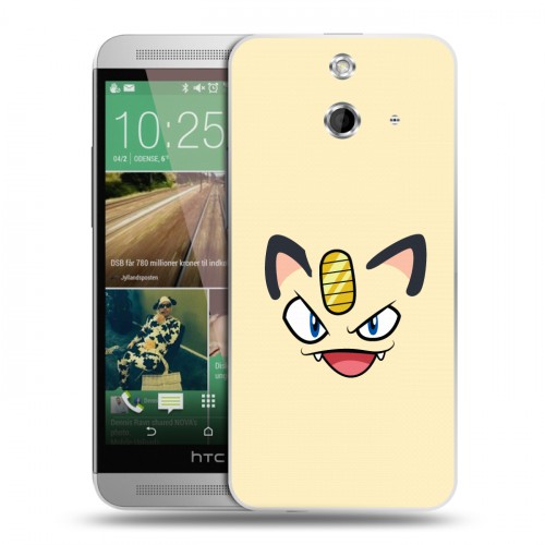 Дизайнерский пластиковый чехол для HTC One E8 Pokemon Go