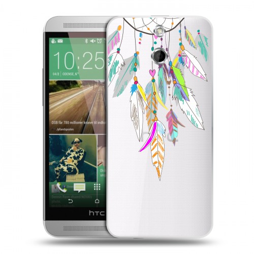 Полупрозрачный дизайнерский пластиковый чехол для HTC One E8 Прозрачные обереги 3