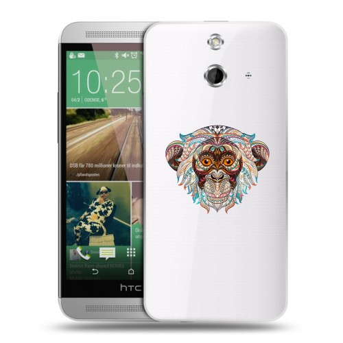 Дизайнерский пластиковый чехол для HTC One E8 Животный арт 4