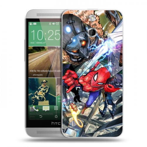 Дизайнерский пластиковый чехол для HTC One E8 Человек - паук