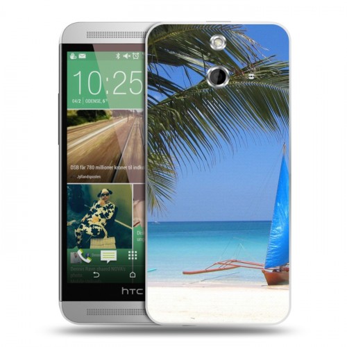 Дизайнерский пластиковый чехол для HTC One E8 пляж