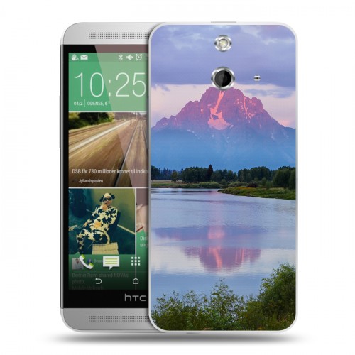 Дизайнерский пластиковый чехол для HTC One E8 озеро