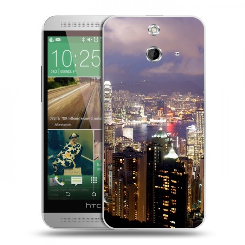 Дизайнерский пластиковый чехол для HTC One E8 Сингапур