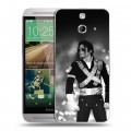 Дизайнерский пластиковый чехол для HTC One E8 Майкл Джексон