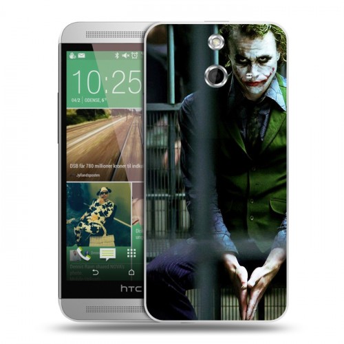 Дизайнерский пластиковый чехол для HTC One E8 Джокер