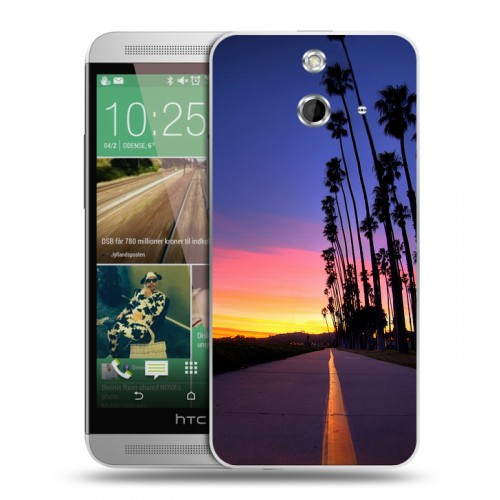 Дизайнерский пластиковый чехол для HTC One E8 Блудливая калифорния