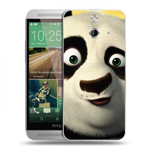 Дизайнерский пластиковый чехол для HTC One E8 Кунг-Фу Панда