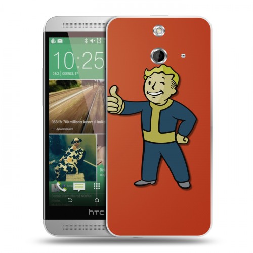 Дизайнерский пластиковый чехол для HTC One E8 Fallout