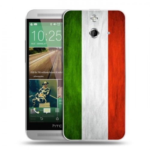 Дизайнерский пластиковый чехол для HTC One E8 Флаг Италии