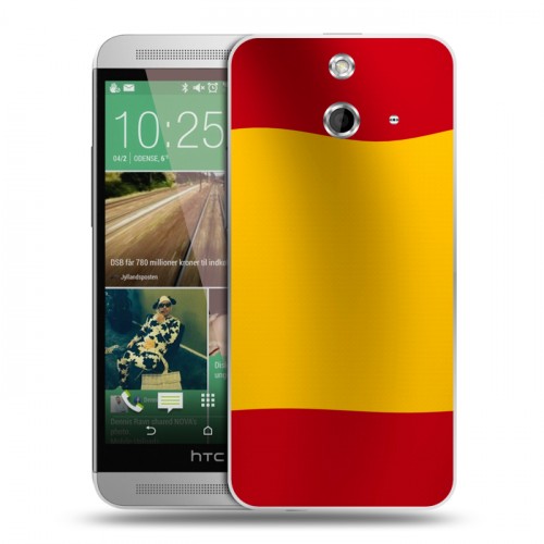 Дизайнерский пластиковый чехол для HTC One E8 Флаг Испании